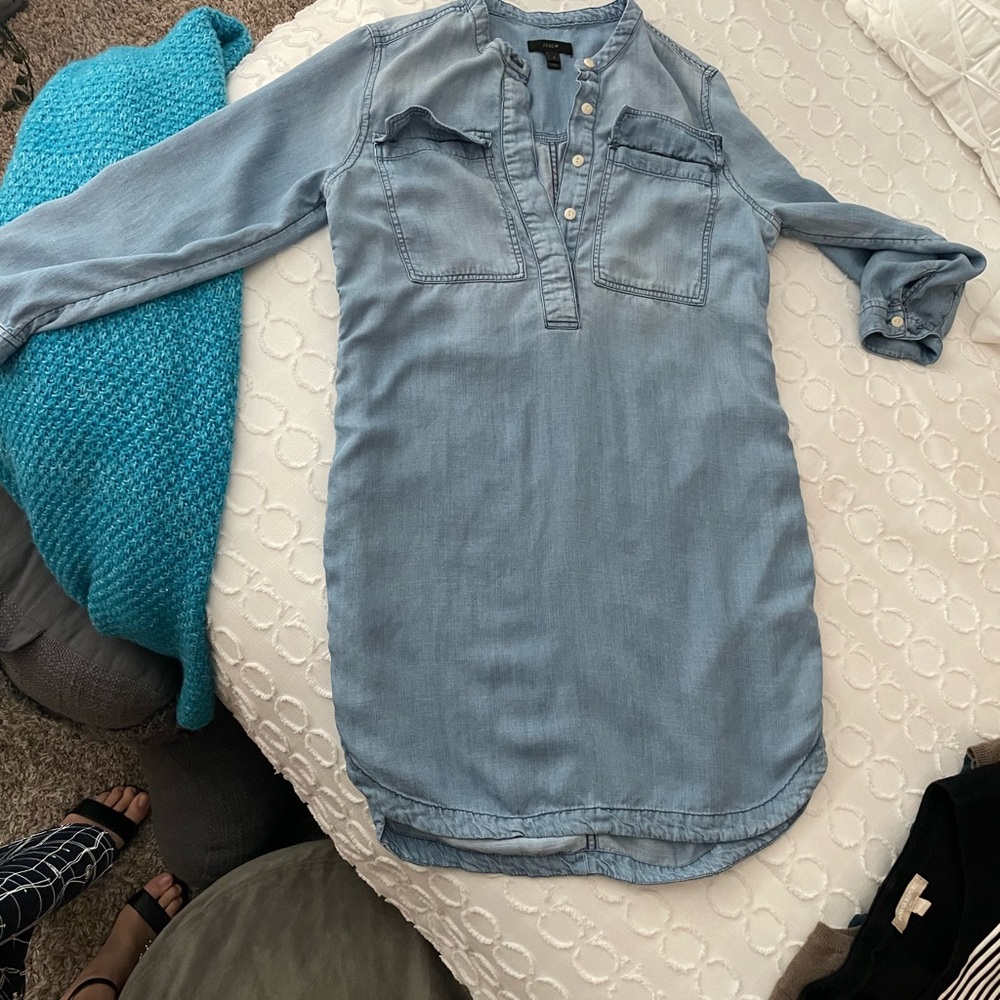 J Crew Small Denim Dress